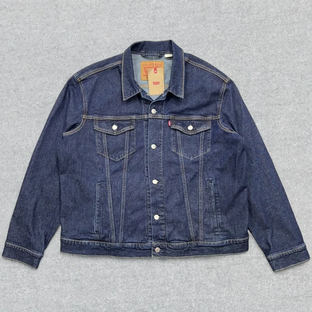 NEW Levi's Jean Jacket Men's XL Blue Denim Trucker Type 3 Outdoor Workwear
